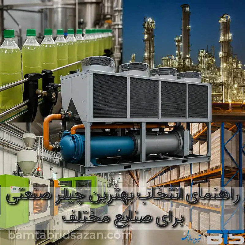 راهنمای انتخاب بهترین چیلر صنعتی برای صنایع مختلف راهنمای انتخاب بهترین چیلر صنعتی برای صنایع مختلف